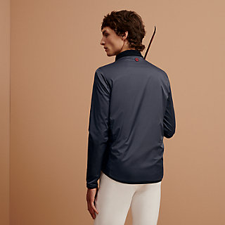 Warm-Up fleece - Blue | Hermès USA